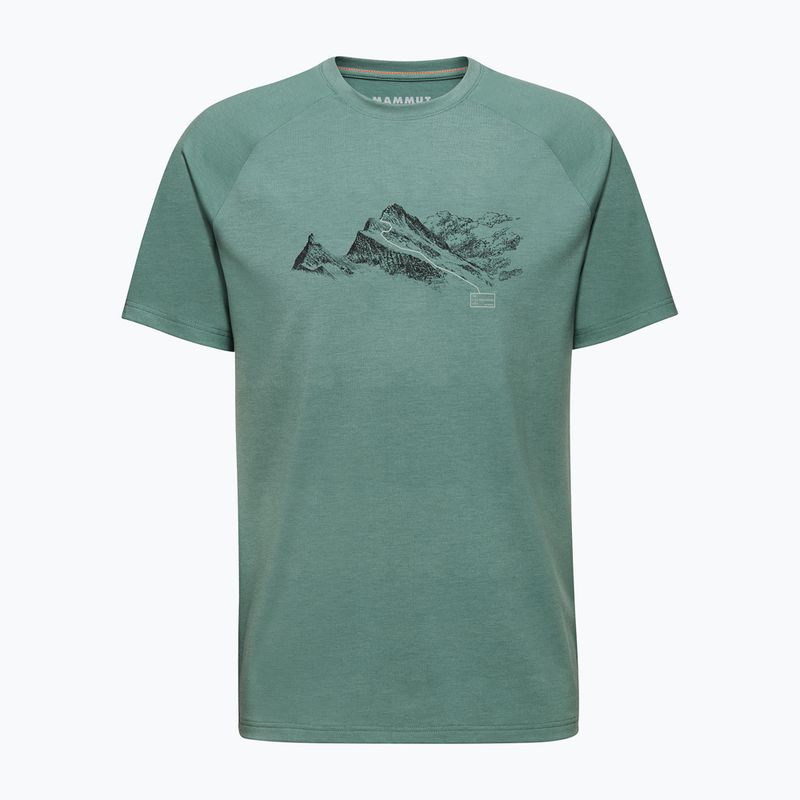 Pánske trekingové tričko Mammut Mountain Finsteraarhorn dark jade 4