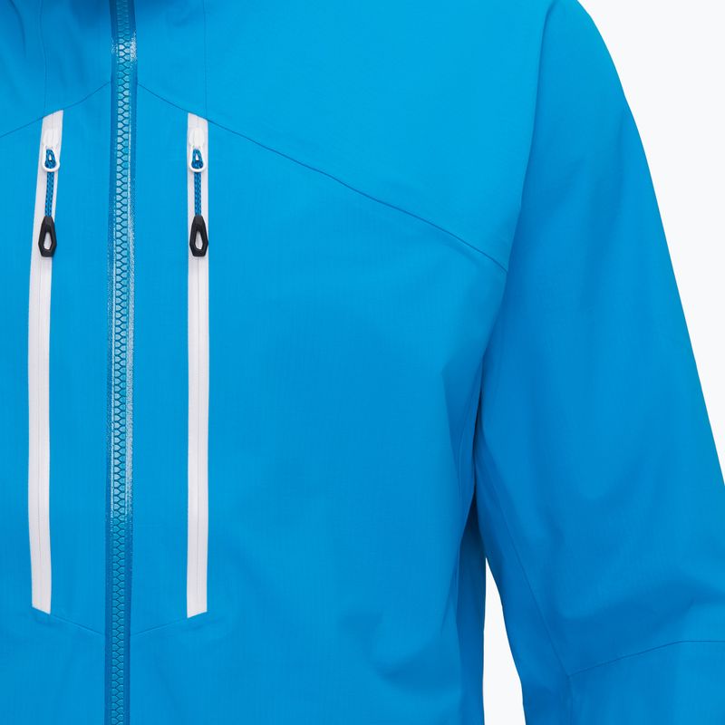 Mammut pánska bunda do dažďa Taiss HS Hooded glacier blue 5