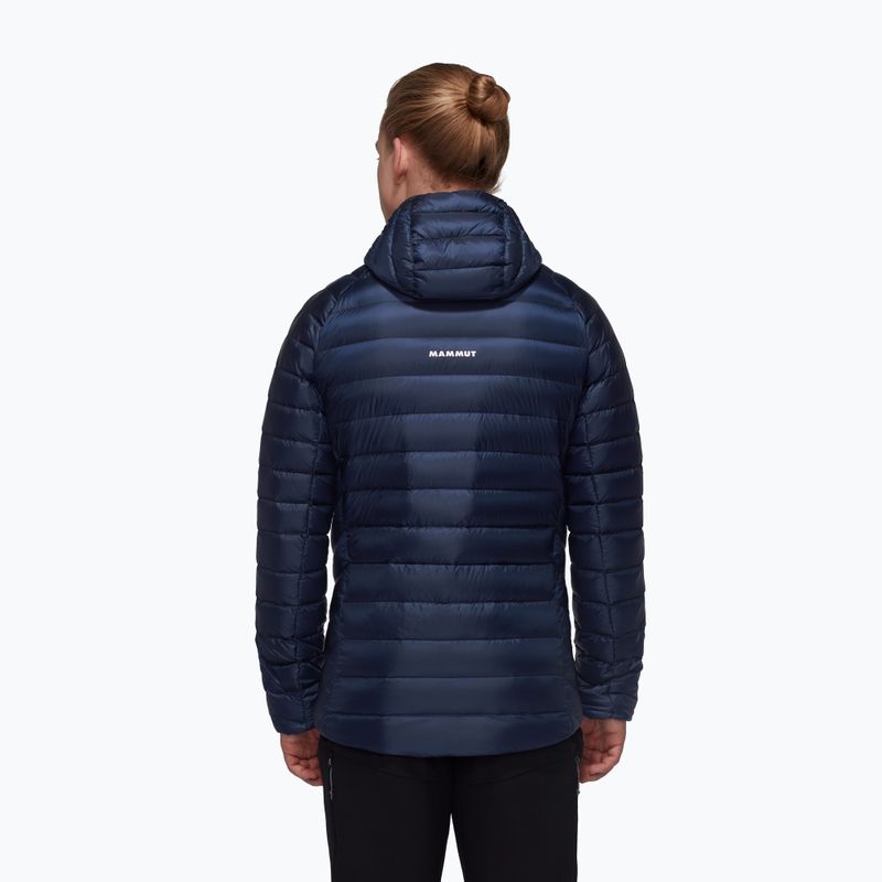 Pánska páperová bunda Mammut Broad Peak IN Hooded marine black 2