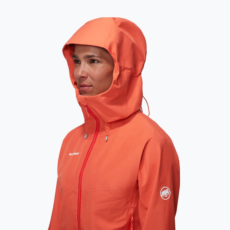 Dámska bunda do dažďa Mammut Crater IV HS Hooded peach 4