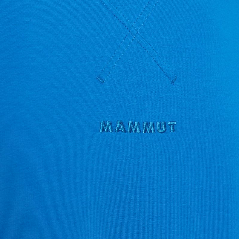 Pánska mikina Mammut ML Hoody Logo glacier blue 8