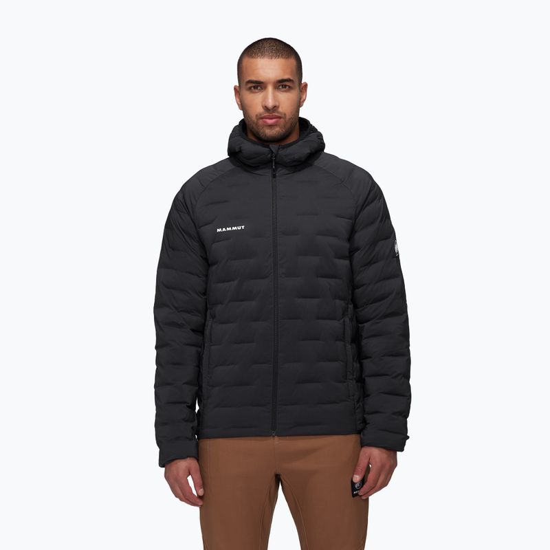 Pánska zateplená bunda Mammut Sender Insulation Hooded black