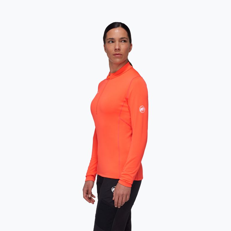 Dámska trekingová mikina Mammut Aenergy ML Half Zip Pull peach 3