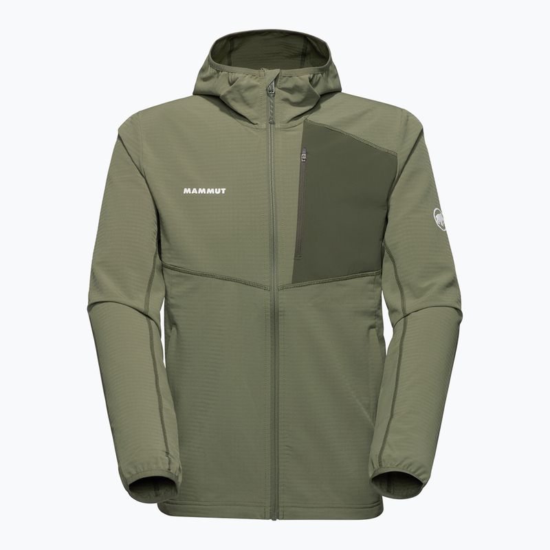 Dámska trekingová mikina Mammut Madris Light ML s kapucňou Marsh 4