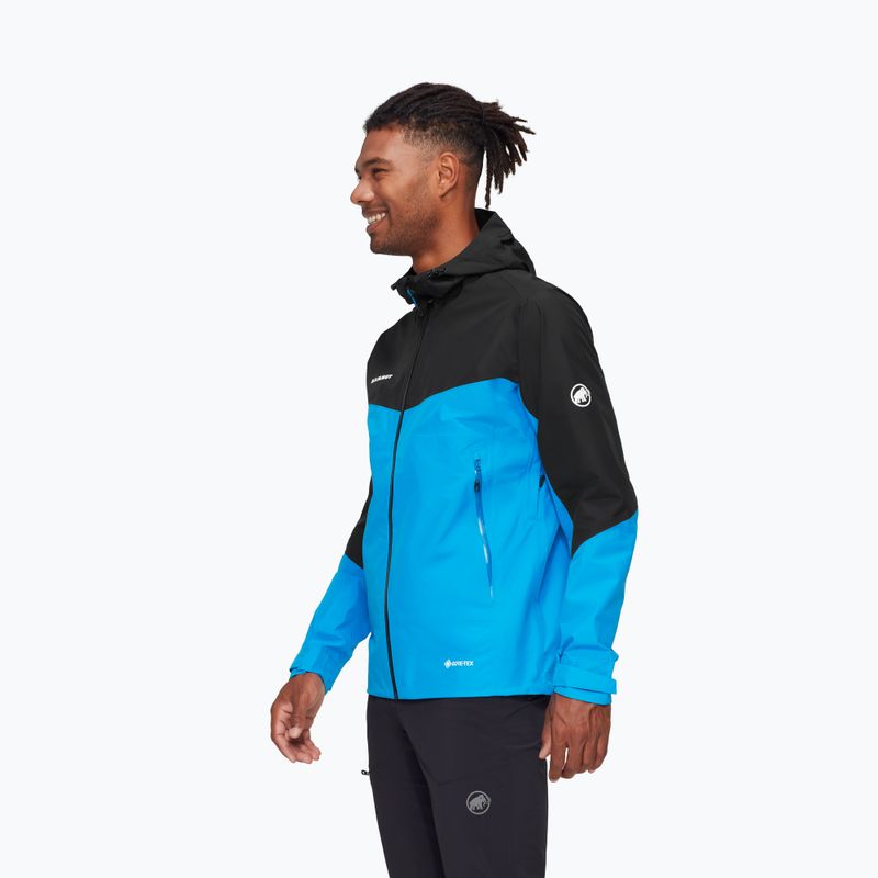 Pánska bunda do dažďa Mammut Convey Tour HS glacier blue/black 3