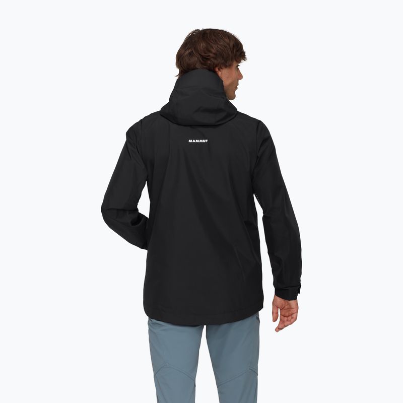 Pánska bunda do dažďa Mammut Treeline HS Hooded black 2