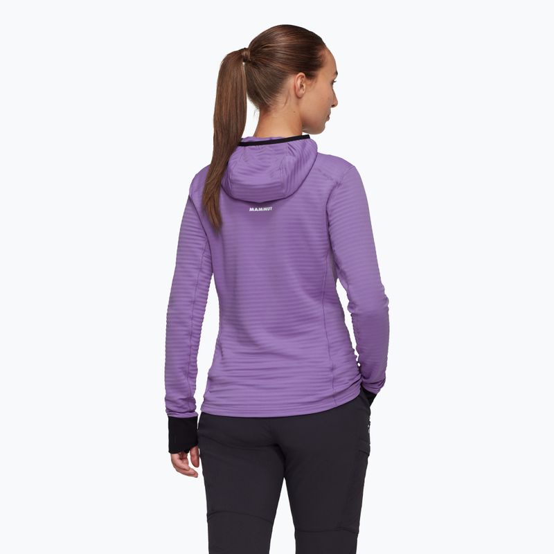Mammut dámska trekingová mikina Taiss Light ML Hooded lavandin black 2