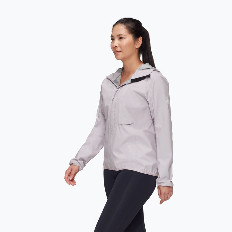 Mammut dámska bunda do dažďa Ducan Light HS s kapucňou Alpine calamint 3