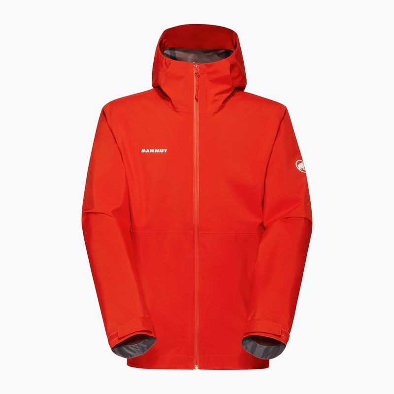 Mammut Linard Light HS Pánska bunda do dažďa s kapucňou mammut red