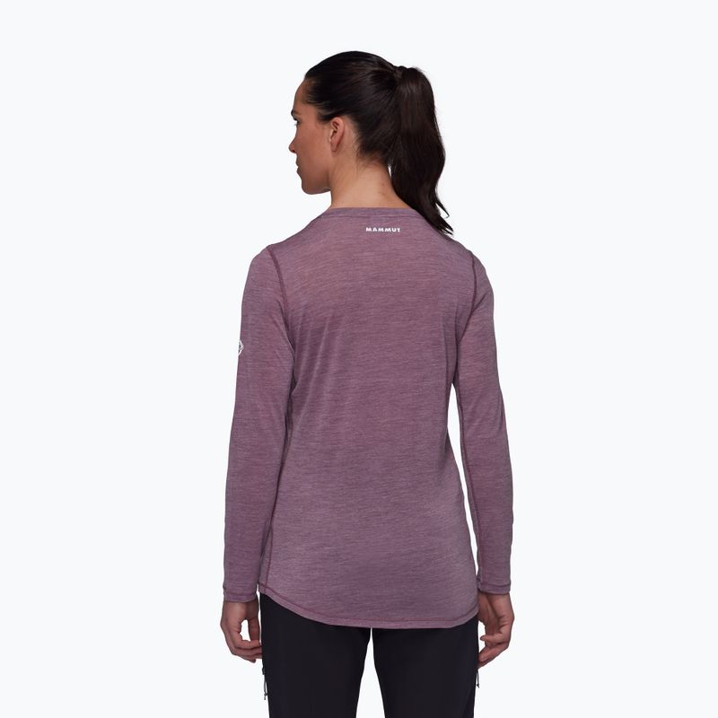 Dámske tričko Longsleeve Mammut Tree Wool FL flux melange 01700 2