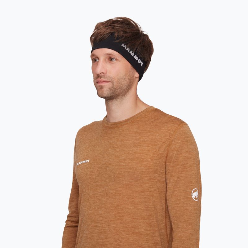 Čelenka Mammut Tree Wool Headband black 2
