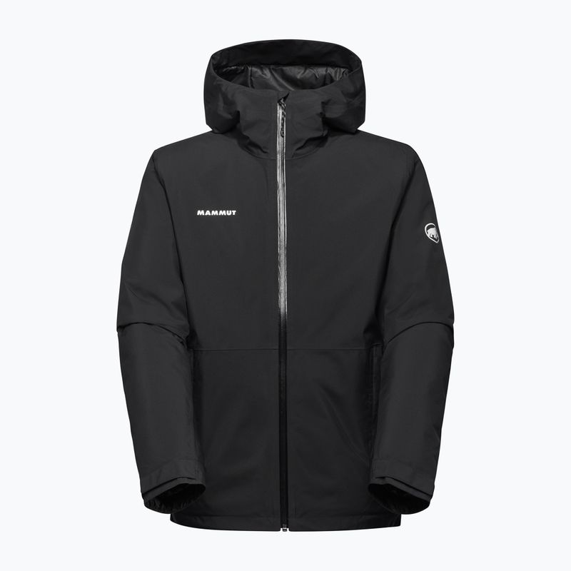 Pánska nepremokavá bunda Mammut Linard HS Thermo Hooded Jacket Men black 7