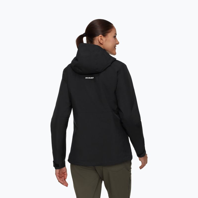 Dámska nepremokavá bunda Mammut Linard HS Thermo Hooded Jacket Women black 2
