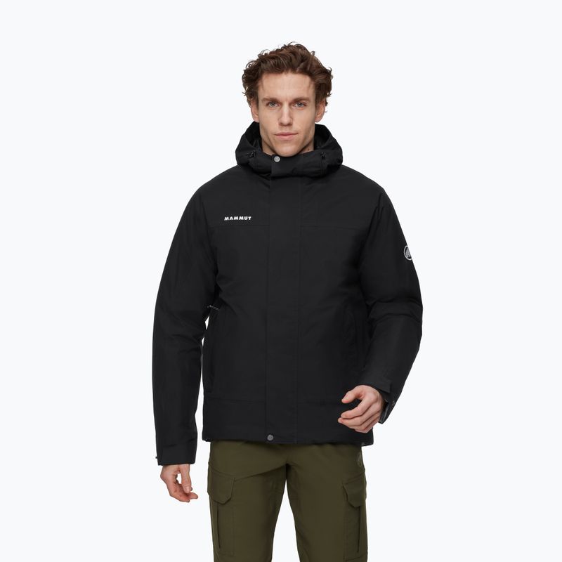 Pánska páperová bunda Mammut Treeline HS Thermo Hooded black