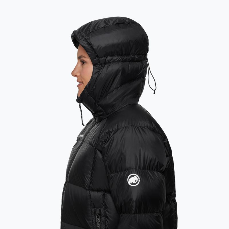 Dámska páperová bunda Mammut Glacier Glow Insulation Hooded black 4