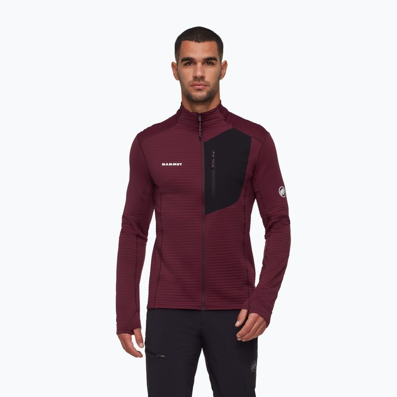 Pánska mikina Mammut Taiss Light ML wine/black