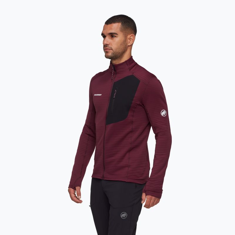 Pánska mikina Mammut Taiss Light ML wine/black 3