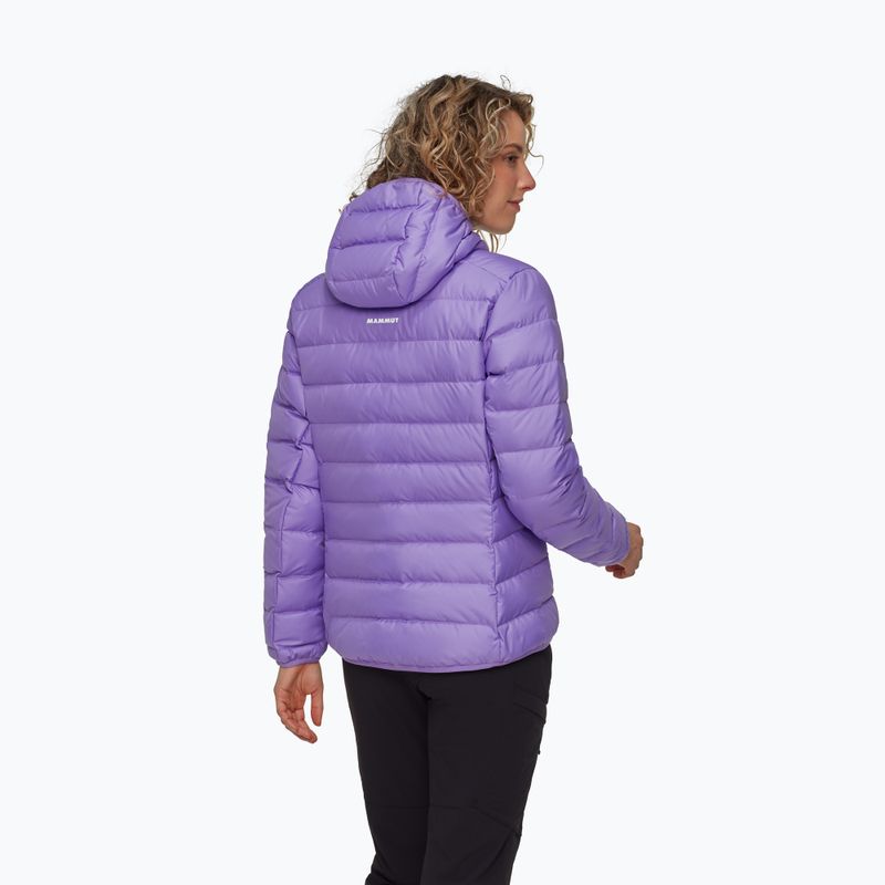 Dámska páperová bunda Mammut Waymarker IN Hooded lavender/black 2