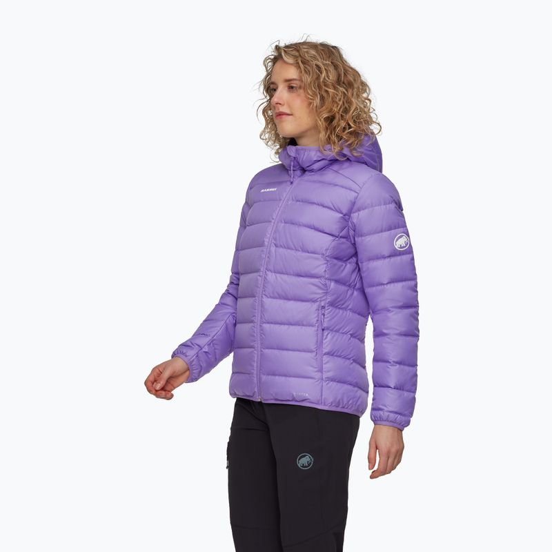 Dámska páperová bunda Mammut Waymarker IN Hooded lavender/black 3