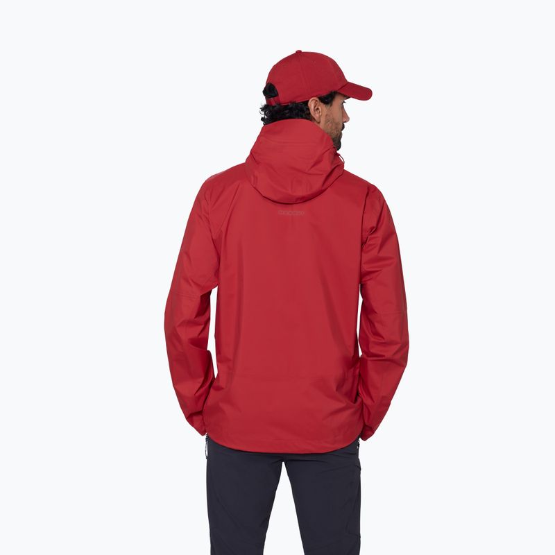 Pánska vetrovka Mammut Ducan HS Hooded dark mammut red 3