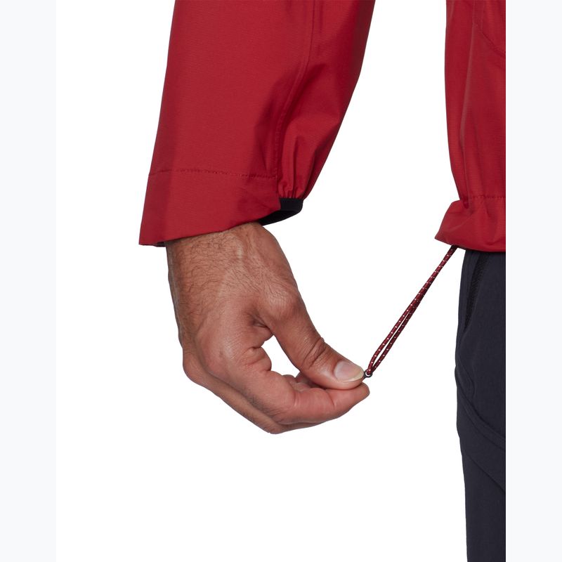 Pánska vetrovka Mammut Ducan HS Hooded dark mammut red 7