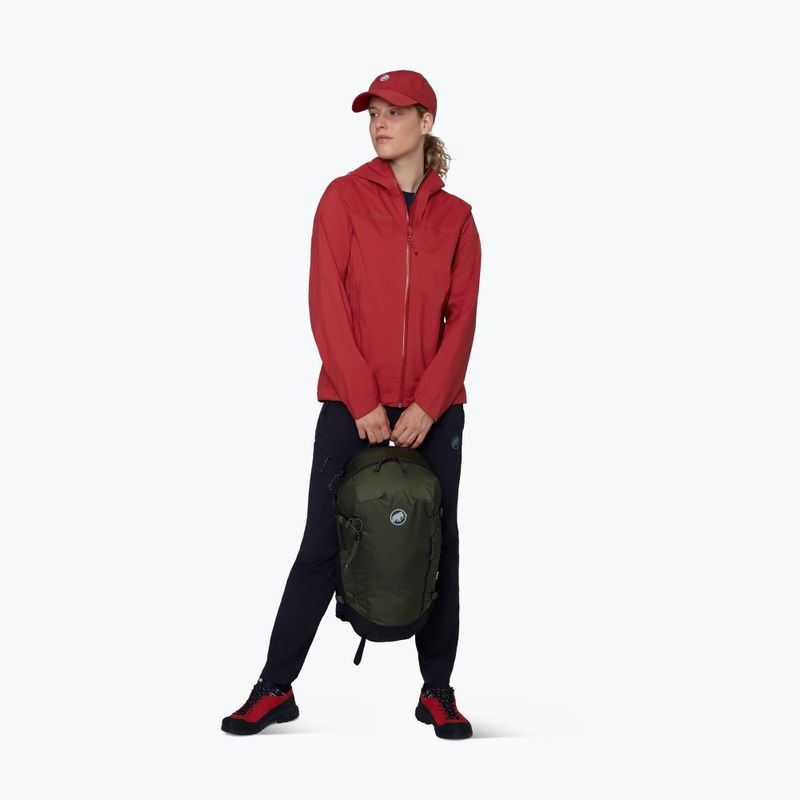 Dámska vetrovka Mammut Ducan HS Hooded dark mammut red 2