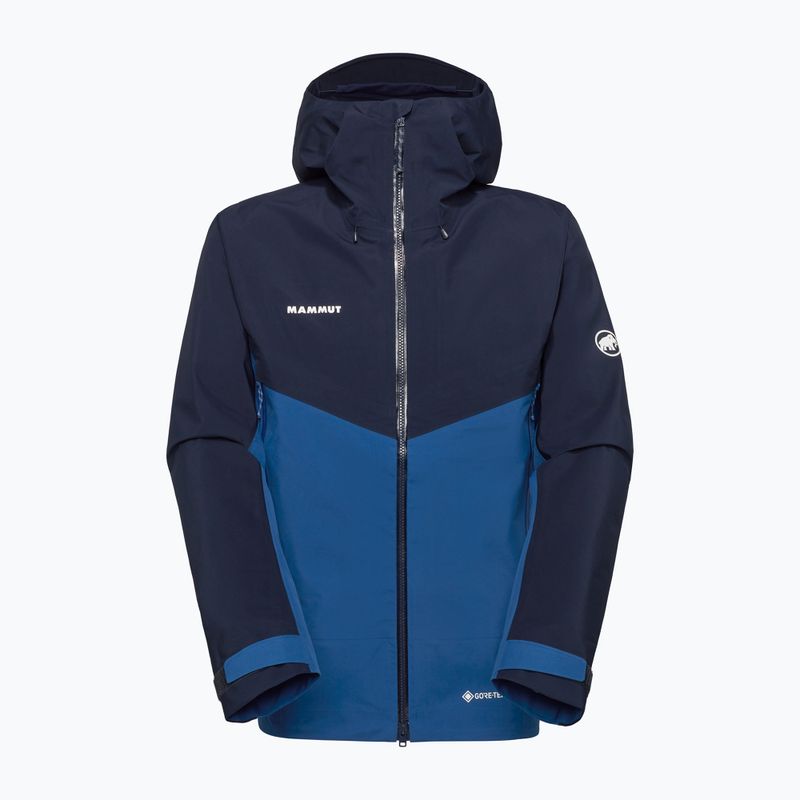 Pánska nepremokavá bunda Mammut Crater IV HS Hooded sweatshirt/marine 10
