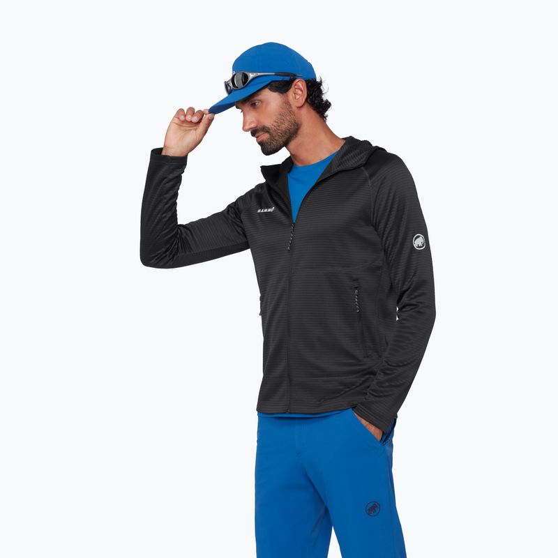 Pánska trekingová mikina Mammut Crag ML Hooded black 4