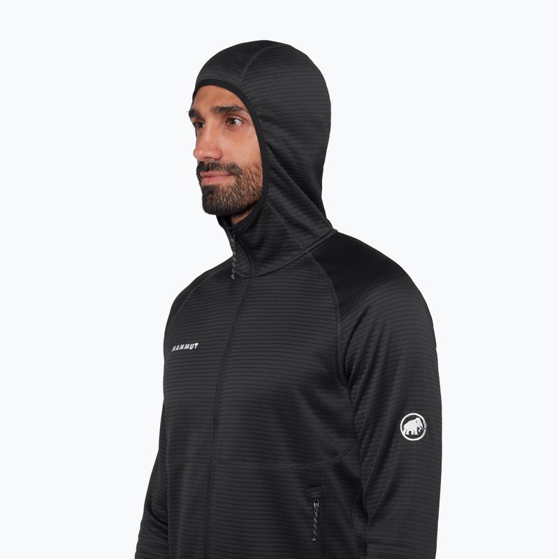 Pánska trekingová mikina Mammut Crag ML Hooded black 5