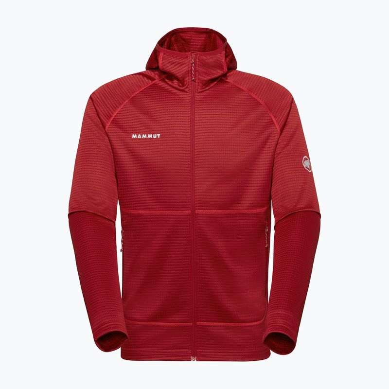 Pánska trekingová mikina Mammut Crag ML Hooded dark mammut red 6
