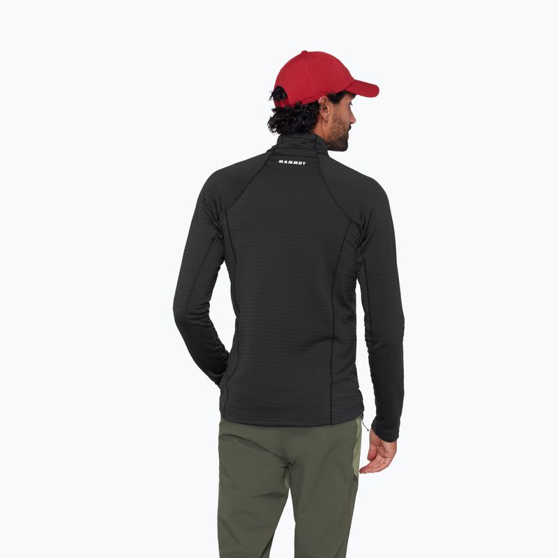 Pánska mikina Mammut Taiss ML Half Zip Pull black 3