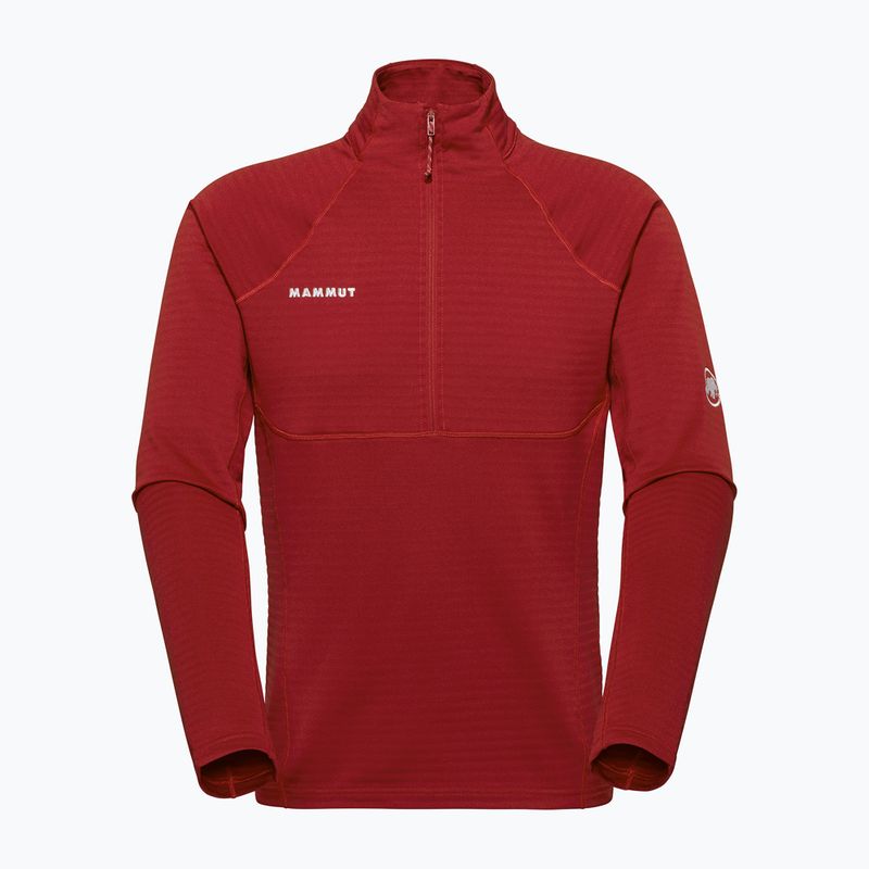 Pánska mikina Mammut Taiss ML Half Zip Pull dark mammut red 5