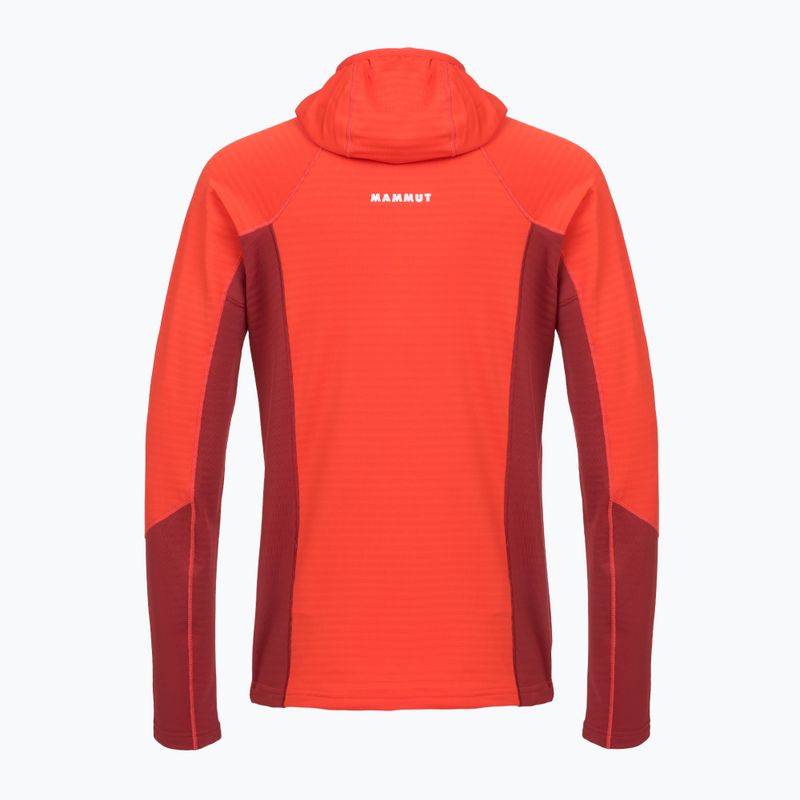 Pánska mikina Mammut Taiss ML Hooded mammut red/dark mammut 2