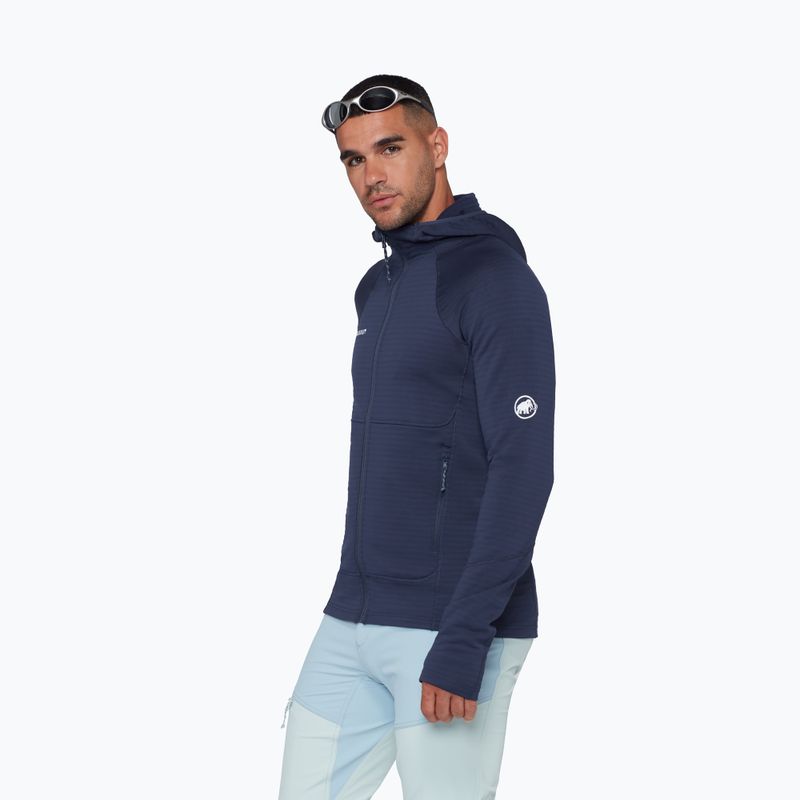 Pánska mikina Mammut Taiss ML Hooded marine 4