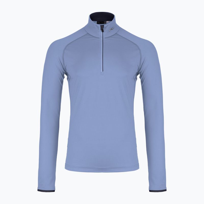 Pánska lyžiarska mikina KJUS Feel Midlayer Half Zip neptune/deep space