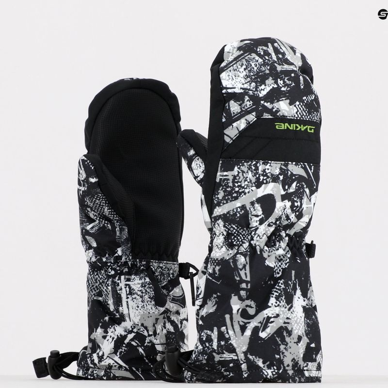 Detské snowboardové rukavice Dakine Yukon Mitt black-grey D10003196 7