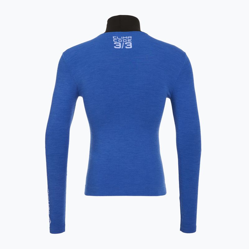 Pánsky cyklistický dres longsleeve ASSOS Ultraz Winter Skin Layer P1 calypso blu 5