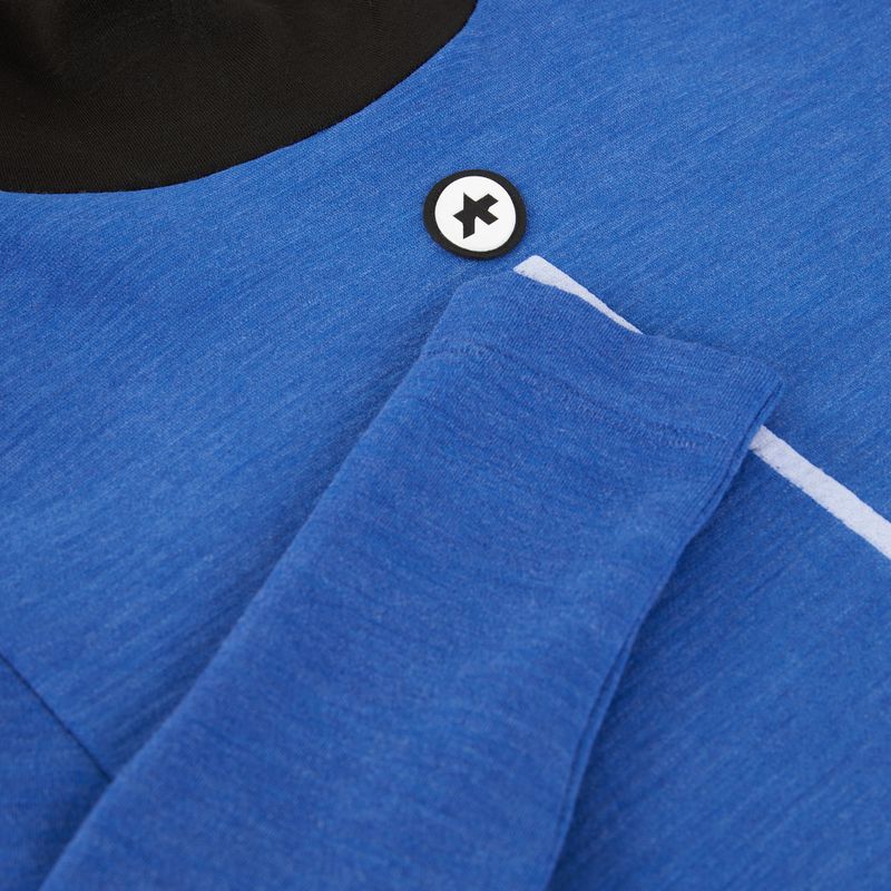 Pánsky cyklistický dres longsleeve ASSOS Ultraz Winter Skin Layer P1 calypso blu 7