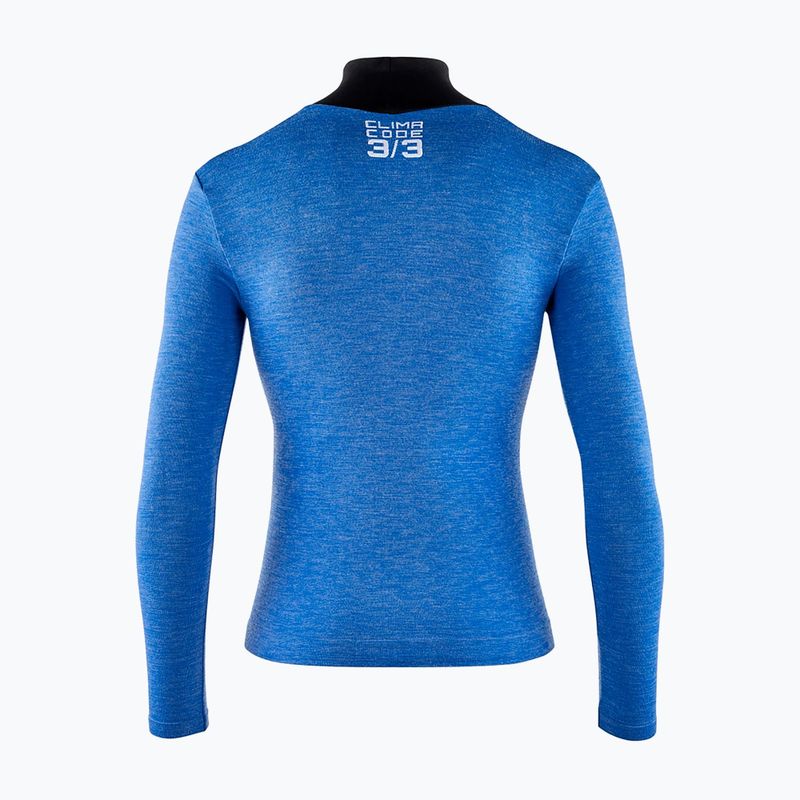 Pánsky cyklistický dres longsleeve ASSOS Ultraz Winter Skin Layer P1 calypso blu 9