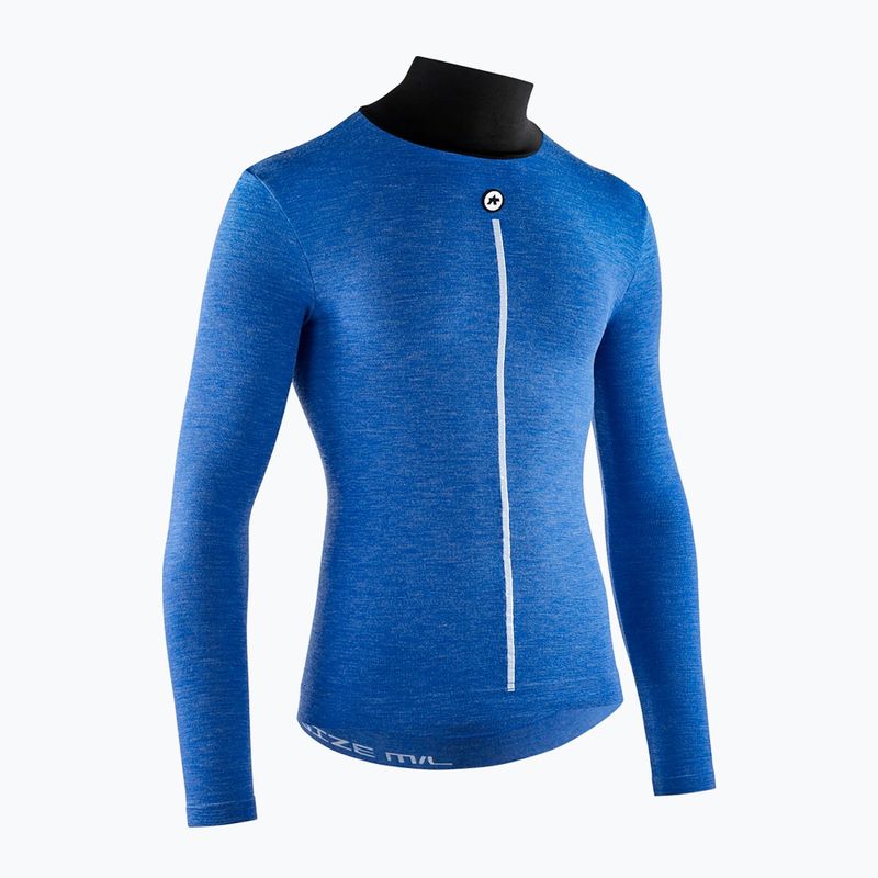 Pánsky cyklistický dres longsleeve ASSOS Ultraz Winter Skin Layer P1 calypso blu 10