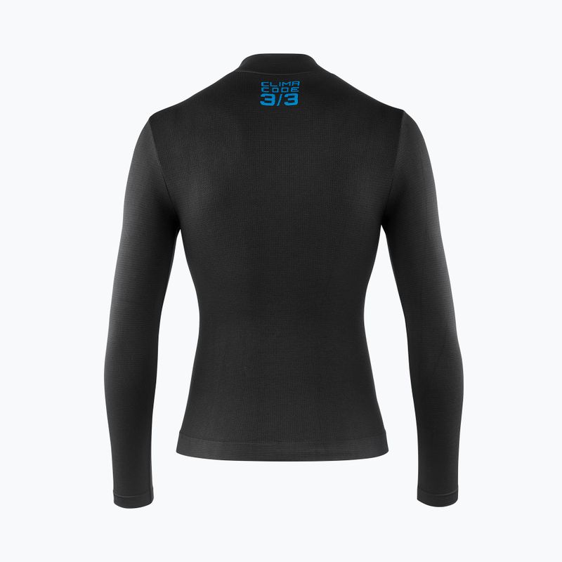 Pánsky cyklistický dres longsleeve ASSOS Winter Skin Layer P1 black 2