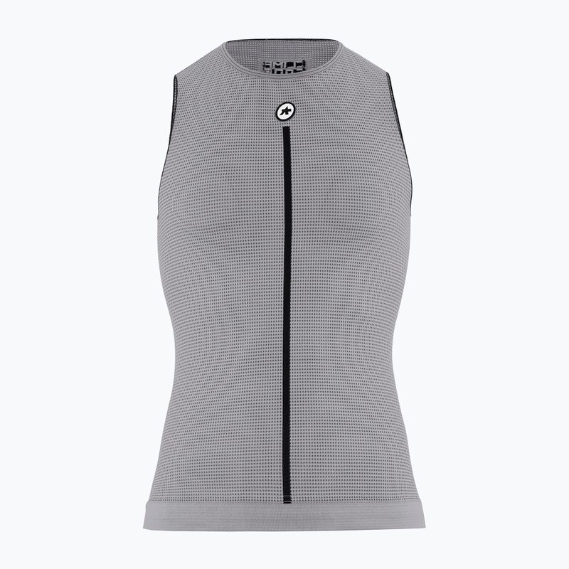 Pánska cyklistická mikina ASSOS Summer NS Skin Layer P1 sivá