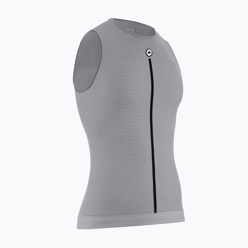 Pánska cyklistická mikina ASSOS Summer NS Skin Layer P1 sivá 3