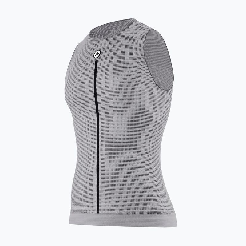 Pánska cyklistická mikina ASSOS Summer NS Skin Layer P1 sivá 4