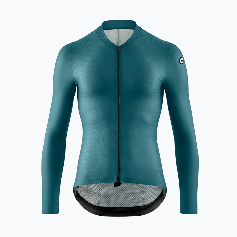Pánske cyklistické tričko longsleeve ASSOS Mille GT S11 foundation green