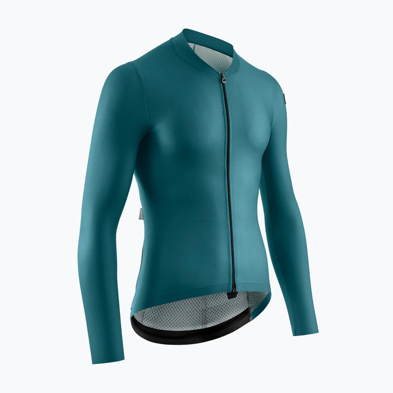 Pánske cyklistické tričko longsleeve ASSOS Mille GT S11 foundation green 3