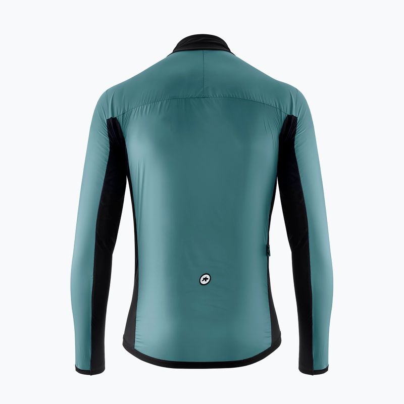 Pánska cyklistická bunda ASSOS Mille GT C2 Wind foundation green 2
