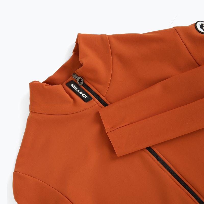 Pánska cyklistická mikina ASSOS Mille GT Spring Fall C2 rusty brown 3