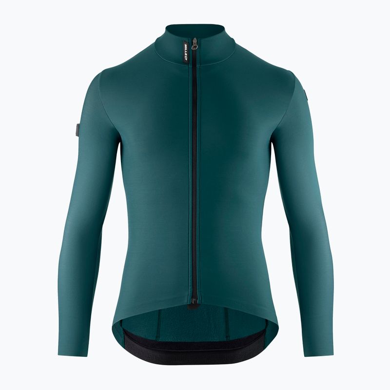 Pánska cyklistická mikina ASSOS Mille GT Spring Fall C2 foundation green