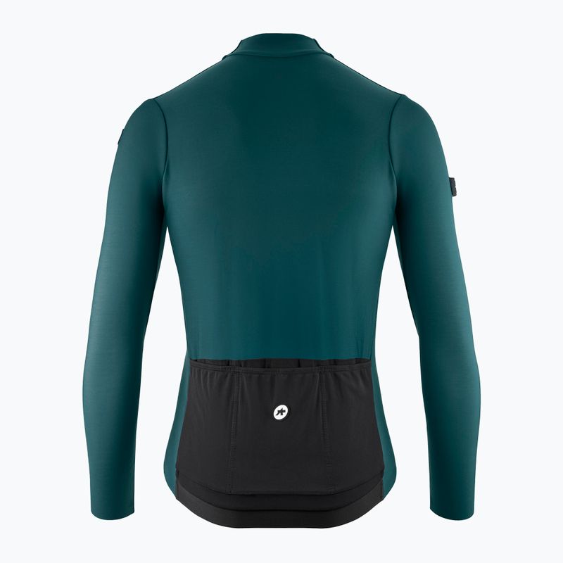 Pánska cyklistická mikina ASSOS Mille GT Spring Fall C2 foundation green 2